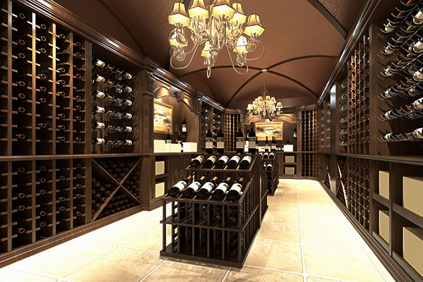 Expensive wine collection